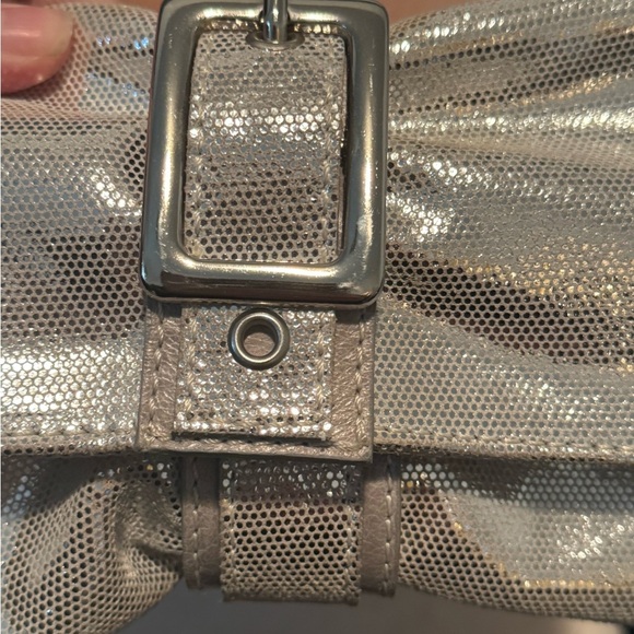 Sergio Renato Silver Bow Buckle Crossbody Evening bag - Picture 4 of 7